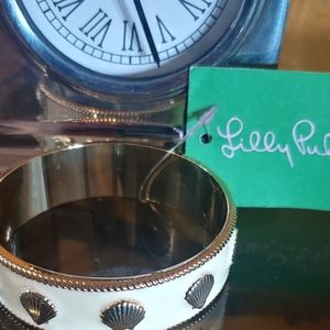 Lilly Pulitzer shell cuff bangle